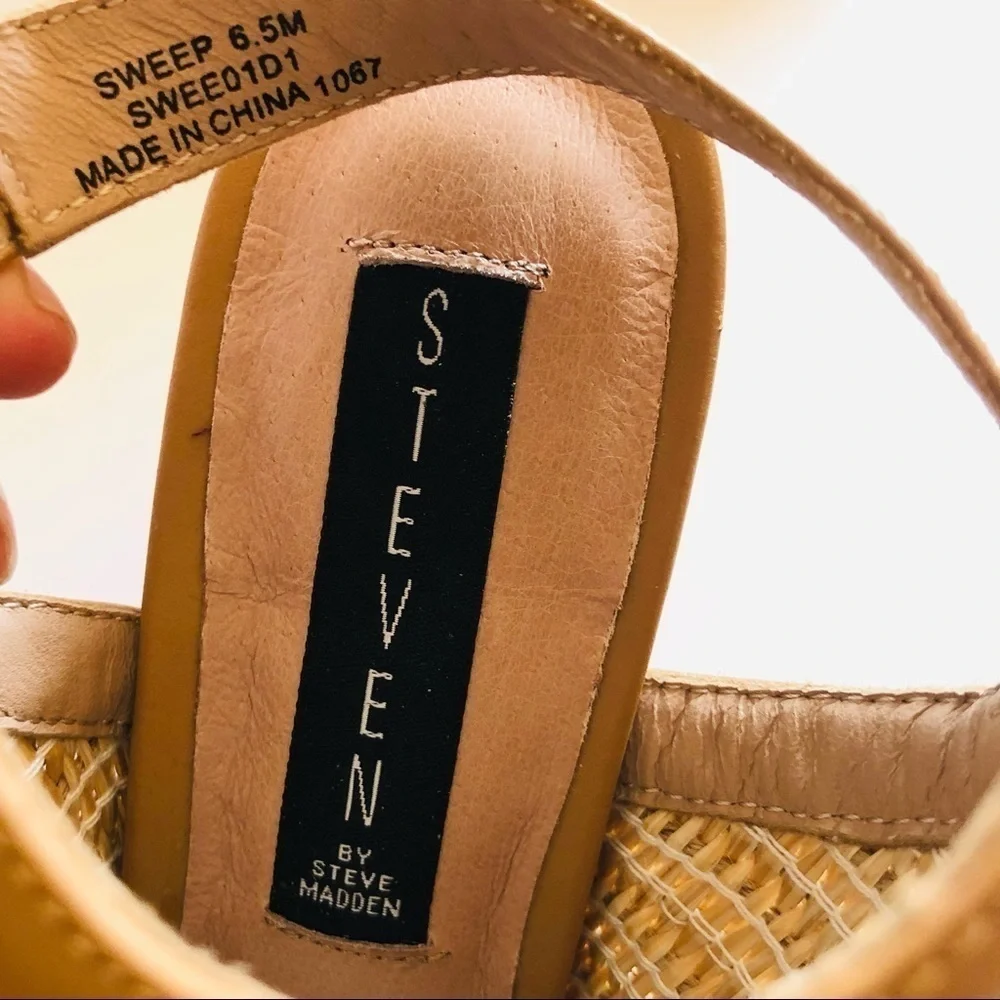 STEVEN by Steve Madden ‘Sweep’ Woven City Dress Sandal